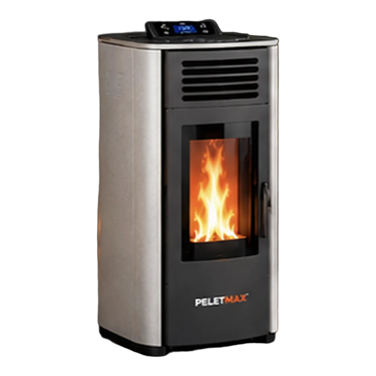 Peletmax Granit 9 kW Taş Gri Yanaklı Pelet Sobası