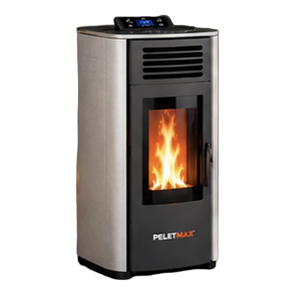 Peletmax Granit 9 kW Taş Gri Yanaklı Pelet Sobası