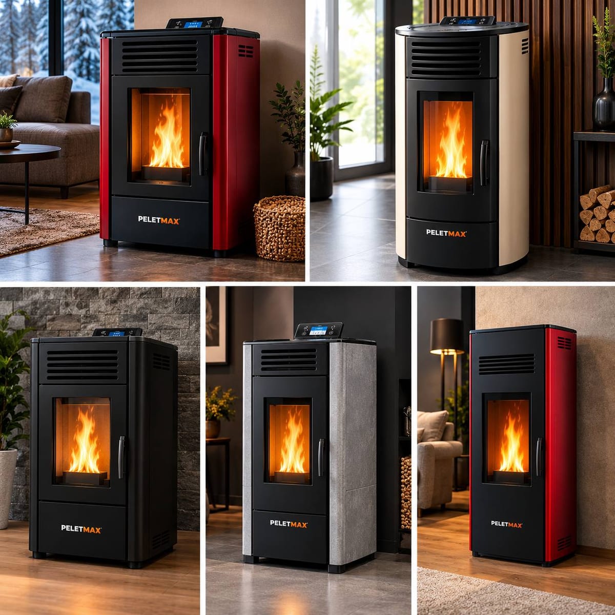 Peletmax Comfort 12 kW Pelet Soba